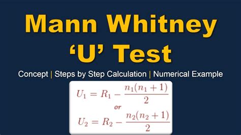 how hard is the man u test|mann whitney u test central limit.